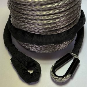 Synthetic winch rope extension 10mm zoomed